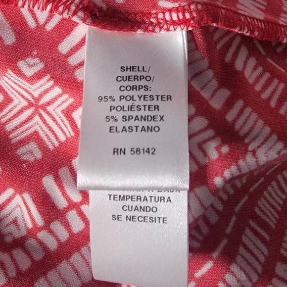 London Style red and white maxi dress size 4 extra flowy - Picture 5 of 5